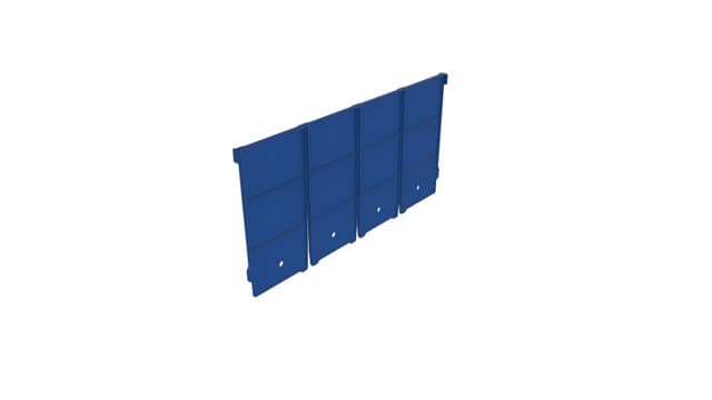 Image Of 8465001 - Miniload Slotted divider long 580x20x272