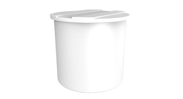Image Of 92810M0 - Cylindrical Bin 2000L including lid
