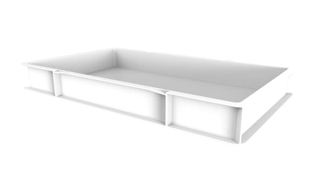 9743004 - Confectionery Tray 762x457x92 - Solid, no handgrips