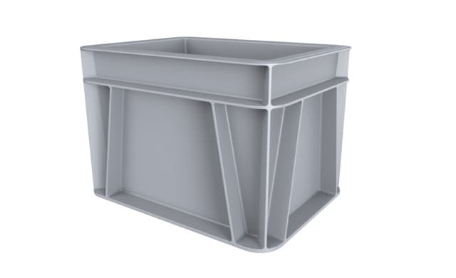 Image Of 6499000 - Euro Container 600x400x75  - Ventilated