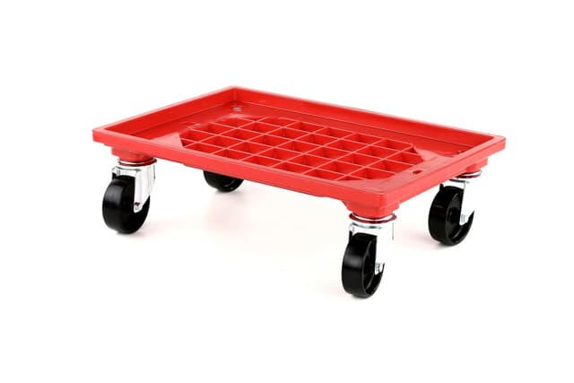 Image Of 8400600 - Dolly with grid 600x400x182 - 4 swivel wheels