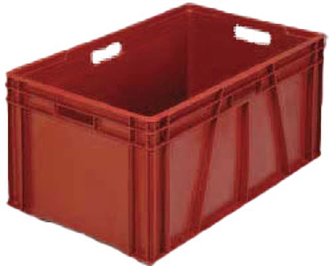 Image Of 8695005 - Non Euro Stacking Container 745x470x380 - Solid, ribbed base and OHH