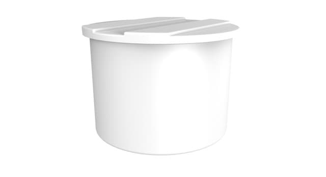Image Of 8925015 - Cylindrical Bin 1500L including lid