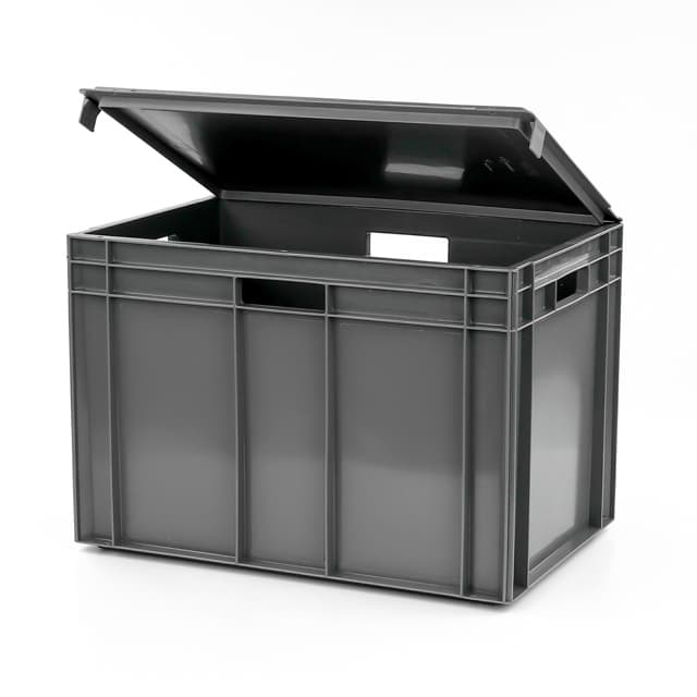 Image Of 9226V00 - Attached Lid Euro Container 600x400x423 - Solid, OHH