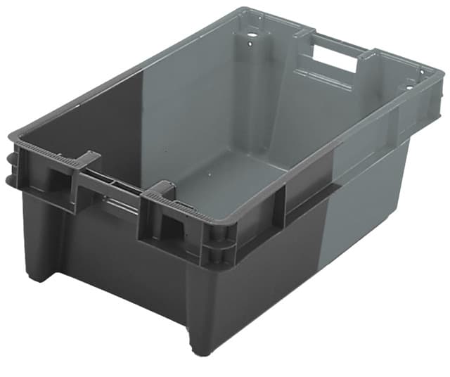 Image Of 9696001 - Fish box 800x450x270 - Solid, OHH, base with drain holes (4)